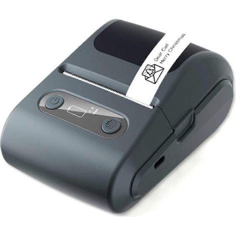 Mini imprimante thermique d'étiquettes portables auto-adhésives Bluetooth pour rouleaux d'étiquettes autocollantes UV rondes (1/5)