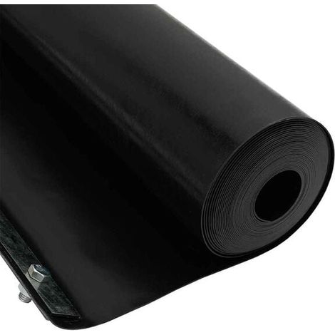 Barrière anti-racines, noire, 0,7 x 3 mètres, polyéthylène (1/5)