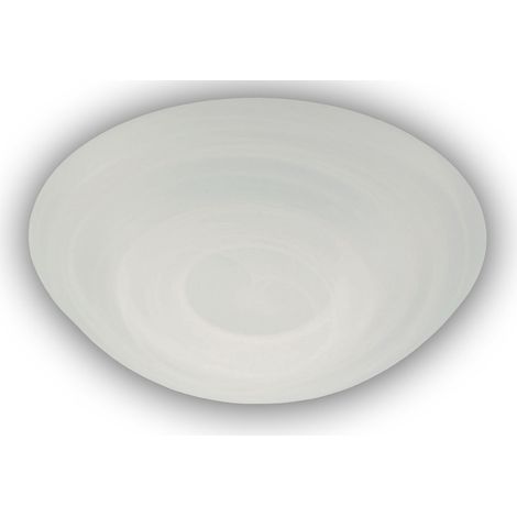 Deckenleuchte / Deckenschale rund, Glas Alabaster, Ø 20cm (1/3)
