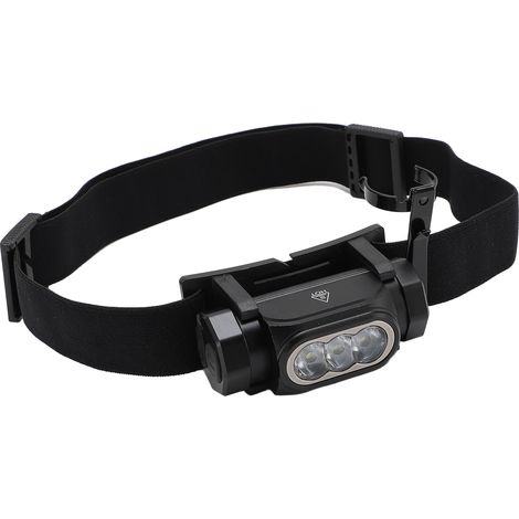 Lampe frontale LED 1150 lm, 3 LED blanches, plusieurs modes, étanche et rechargeable pour travaux en extérieur (1/5)