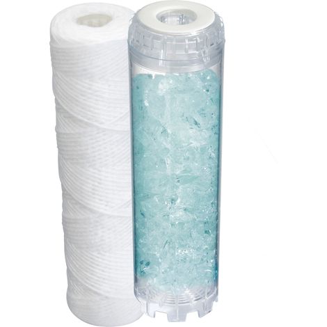 Nt Noyon & Thiebault – Kit de cartouches anti-calcaire et anti-corrosion pour traitement de l'eau – Filtration profonde – Élimine sable, rouille et sédiments