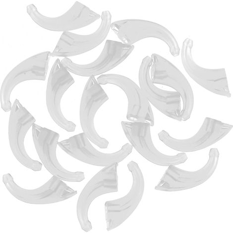 Crochet Doreille Pour Prothese Auditive - Plastique - Compatible F-137 - 20 Pieces (1/5)