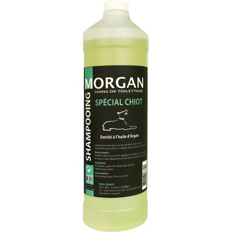Shampoing chiot à l'huile d'argan Morgan : 1L