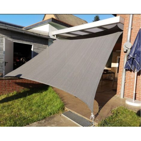 Weißes Sonnensegel, wärmeisolierendes Outdoor-Zelt, Campingausrüstung, graue Farbe, 2 m × 3 m (1/5)