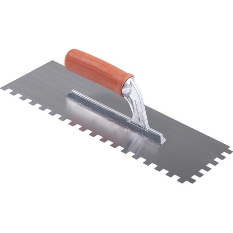 Platoir denté avec poignée caoutchouc - 36 x 13 cm - Denture 10 x 10 - RAIMONDI - 11333