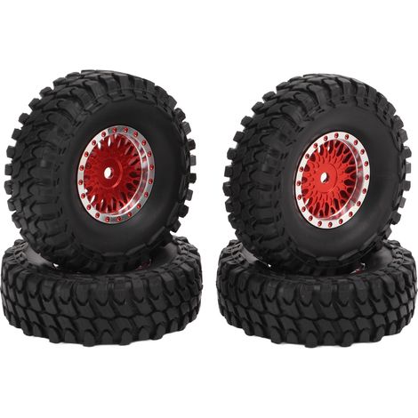 Stück SCX24 Felgen mit kompakten, sicheren und stabilen Mesh-Reifen für RC-Car-Teile (1/5)