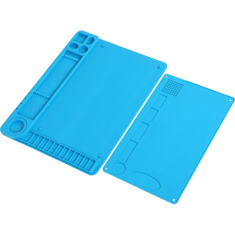 Magnetische, wärmeisolierende Silikonmatte, antistatisch, zum Löten, für Handy, PC und Schreibtisch (1/5)