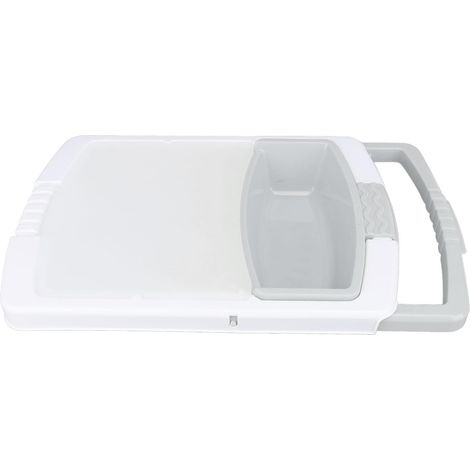 3 pouces de cuisine multifonction de l'évier multifonction Pasket de rangement de planche à découper en plastique, sur la planche à découper avec des contenants panier de vidange (Type 2) (1/5)