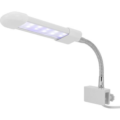 Lampe à pince pour aquarium avec lumière blanche et bleue, 50 Hz (1/5)