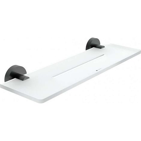 Nimco Unix - Ablage, 40 cm, Plexiglas/schwarz matt UNC X440-90
