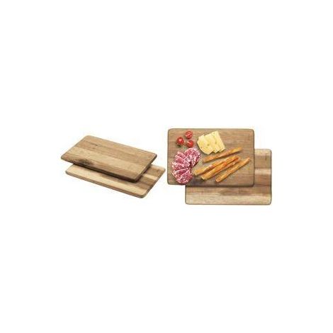 Planche à découper Metaltex bois d'acacia 23x15 cm 2 pièces