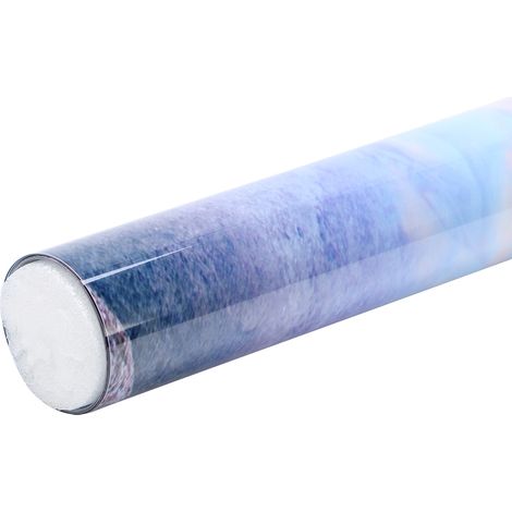 Papier Peint Aquarium Paysage Ciel Bleu Nuages Miroir 61x30 cm - AUTRES (1/5)