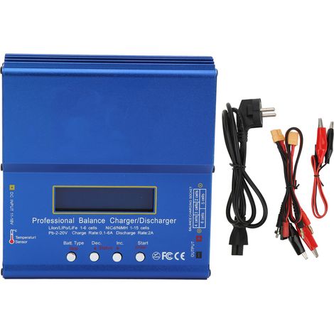 IMAX B6AC 80W Smart-Ladegerät für LiPo-, Li-Ion-, LiFe-, NiMH- und NiCd-Akkus mit Balancerfunktion (1/5)