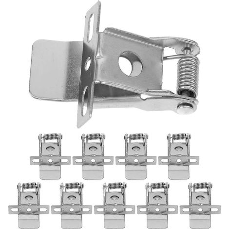 jeu de clips de fixation à ressort pour spots encastrés, clips pour plafonnier, pince pour lampe encastrée, clip à ressort fixe (1/4)