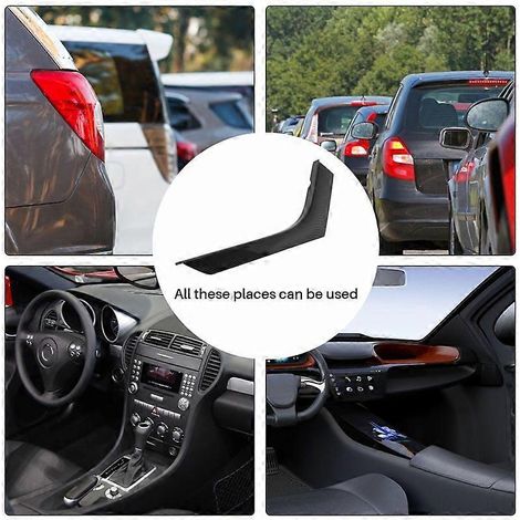 Bandes décoratives en fibre de carbone pour console centrale de voiture (1/5)