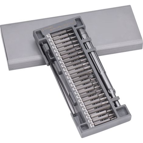 Kit d'outils de réparation électronique S2 en acier inoxydable, mini tournevis de précision magnétique 50 en 1 (1/5)