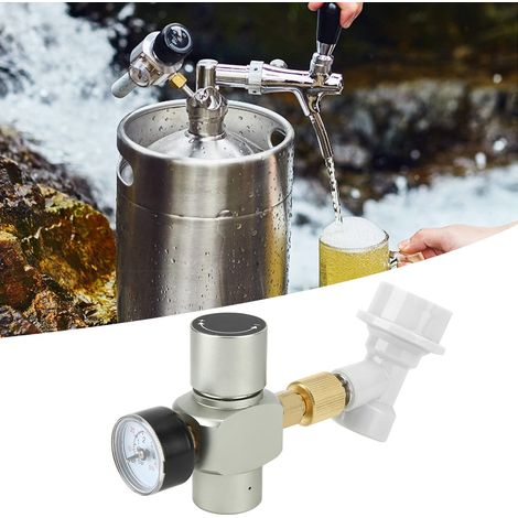 Régulateur de CO2 pour bière artisanale, chargeur, déconnexion de gaz avec connecteur en plastique, 0-60 PSI (1/5)
