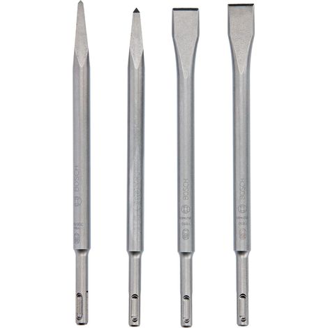 4x Coffret de burins SDS plus-4C, 4 pièces (1/5)