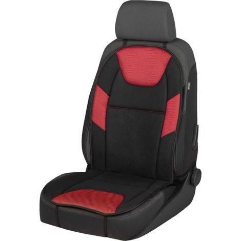 PKW Sitzauflage Norris rot-schwarz