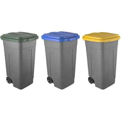 BIDONE PER RIFIUTI 80 lt - Colore blu