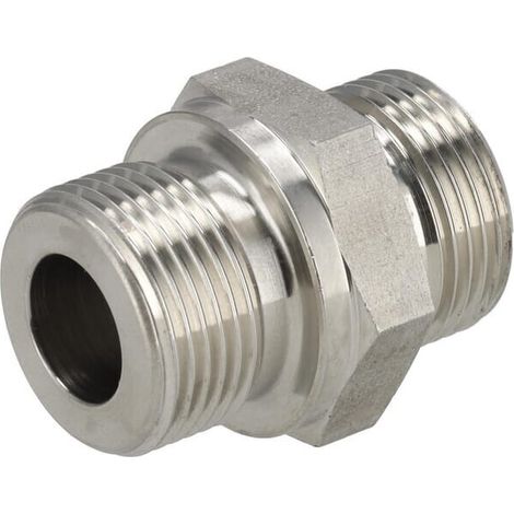 Nipplo maschio 15L x M22 inox PH HYDRAULIK GES15LM22SS (1/2)