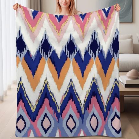 Couverture de lit en polaire, jeté doux et chaud pour le printemps, légère et luxueuse en microfibre de polyester, décoration intérieure, ajout parfait à la décoration intérieure, cadeau adapté pour l (1/4)