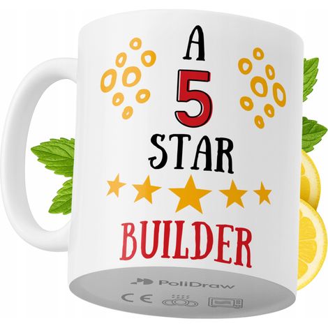Lustige Kaffeetasse mit witzigem Textdesign für Bauarbeiter – ideal für Geburtstage, Namenstage und Feiertage. Hochwertige Tasse für besondere Anlässe im Büro oder Homeoffice. Farbe: Weiß, 330 ml.
