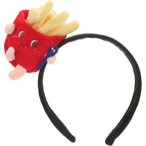 Pommes-Frites-Haarreif, Party-Haarreif in Form von Pommes frites für Erwachsene – 19,00 x 17,00 x 4,50 cm (1/4)