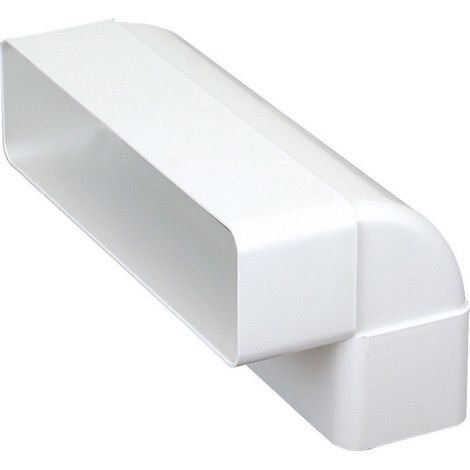 coude vertical rectangulaire - 55 x 220 mm - atlantic 460009