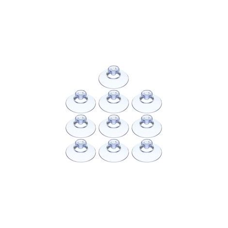 10 ventouses, ventouses pour table en verre, mini ventouses, ventouses transparentes, petites ventouses, pour diverses surfaces lisses, verre, carrelage, salle de bain, cuisine, PVC, sans croch