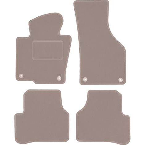 Beige Veloursmatten für: Volkswagen CC Coupé (2012-2017) (1/5)