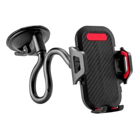 Support téléphone voiture pare-brise ventouse col cygne 360°, support flexible (1/5)
