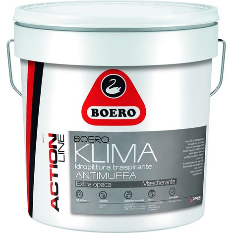 Boero BOEROKLIMA BIANCO pittura traspirante opaca antimuffa 14 LT 14 LITRI (1/2)