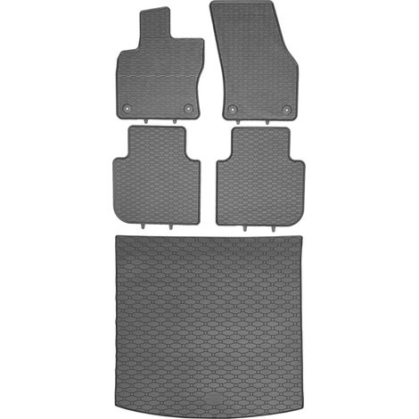 RIGUM 434064 Baule + Tappetini GEYER 904/4C - VW Tiguan Allspace SUV 11.2017-2024 (parte superiore del bagagliaio) poggiapiedi AV2 anteriore - INSTALLATO