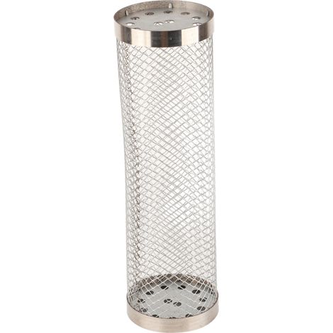 Panier à rôtisserie universel en acier inoxydable, rond, accessoire pour barbecue extérieur (1/5)