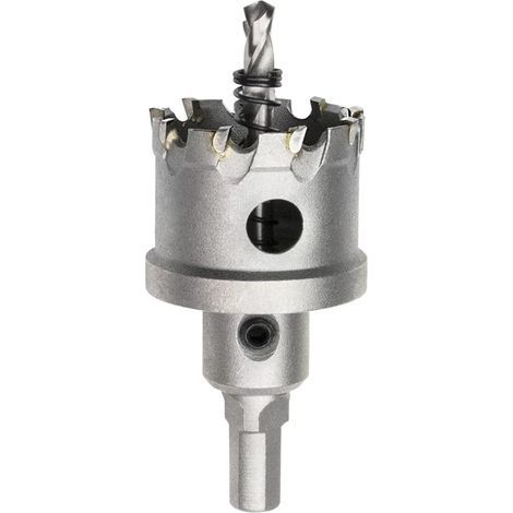 Foret de Scie Cloche en Métal, Coupeur de Trou de Dents en Carbure de Tungstène pour Tôle D'acier Inoxydable, Métal, Alliage, Fer, Bois (42mm) (1/5)