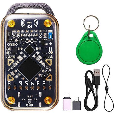 Lecteur de puces RFID Chameleon Ultra + émulateur de porte-clés UID pour cartes à puce NFC 125 kHz 13,56 MHz - Décodage de cartes à puce d'identification (1/5)