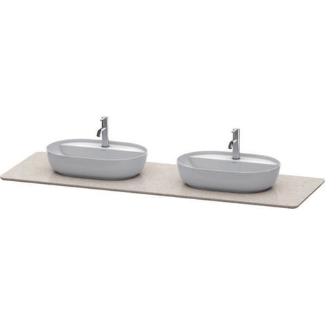 Console en pierre de quartz Duravit Luv, largeur 1783mm, adaptée (1/2)