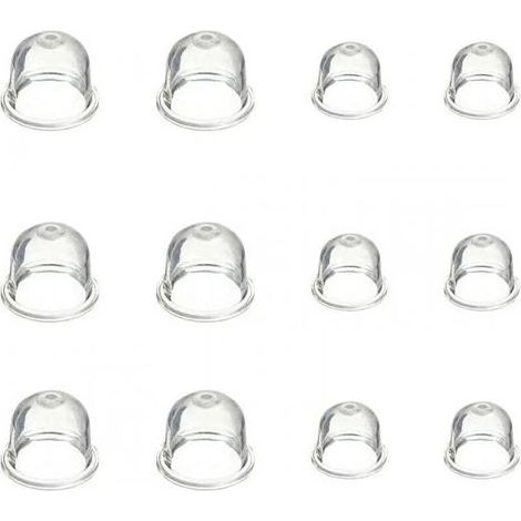 Packung mit 12 Vergaser-Primerpumpen, 19 mm und 22 mm, Zubehör für Freischneider (1/5)