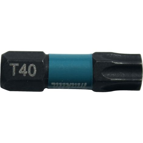 Makita Bit T40 25 mm Schrauben Befestigen 2 Stück Impact Black B-63703 (1/4)