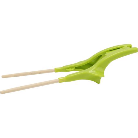 Baguettes pour personnes handicapées en ABS et bambou, profilées et antidérapantes, pour l'apprentissage des baguettes chez les personnes âgées. (1/5)
