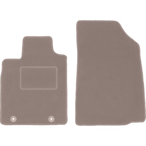 Tapis avant beiges pour : Dacia Duster 2WD SUV (2010-2018)