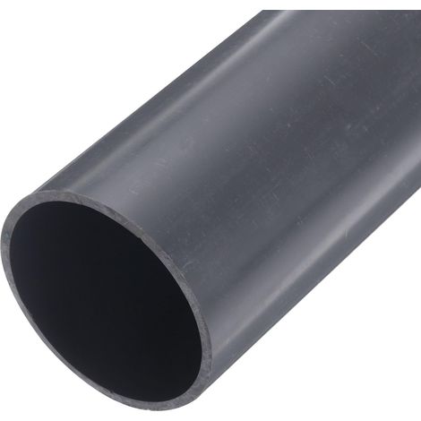 Tube Rigide en PVC de 3 Pouces, Tuyauterie Ronde, Tuyauterie Quincaillerie 69,4 mm ID 76 mm OD 9" Longueur Gris Clair Haute Résistance pour Tuyau d'Eau, Artisanat, Manchon de Câble (1/5)