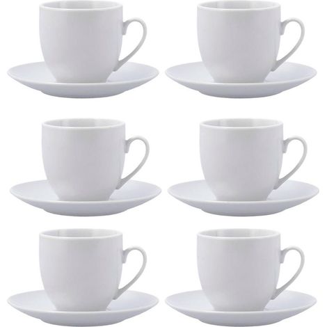 QUID tazas te 20 cl &43 plato porcelana new renova , tazas te 20 cl &43 plato porcelana new renovaBlanco Quid Tipo De Material: Ceramica Blanco Liso Rasgos Destacados: Faci