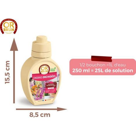 Engrais Orchidées - Liquide Biologique - Pour Fertilisation Orchidées - 250 ml (1/5)