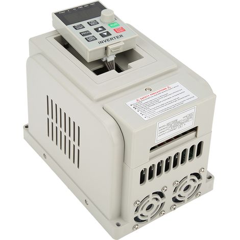 SJLERST Variateur de fréquence, 220V 1.5KW VFD Variateur de fréquence variable pour le contrôle de vitesse du moteur Sortie triphasée, convertisseur de commande numérique par ordinateur de fréquence (1/5)