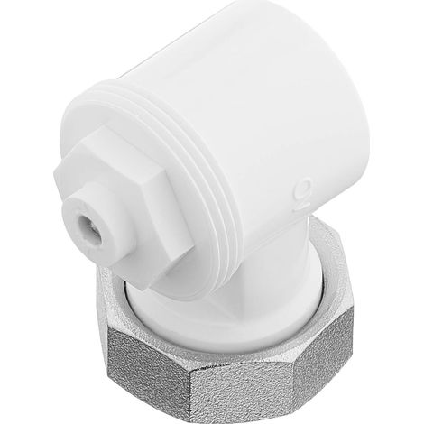 ADATTATORE ANGOLARE BIANCO M30x1.5 / M30x1.5 (1/2)