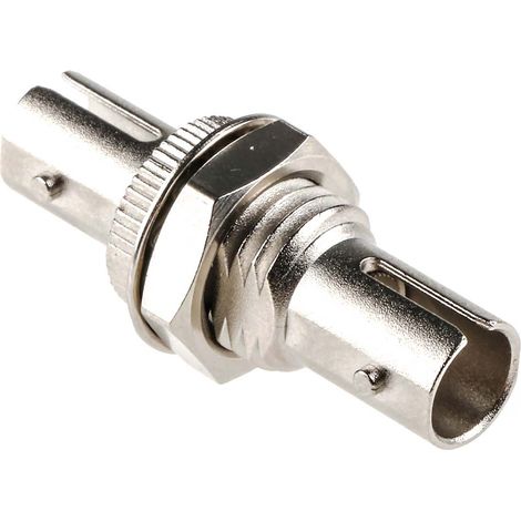 Adaptateur pour fibre optique, ST vers ST Multimode ( Prix pour 1 ) (1/2)