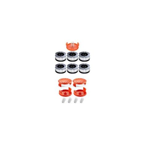 6 bobines et 5 capuchons pour coupe-bordure Black+Decker RC100P, fil Ø1,65 mm 10 m (1/5)