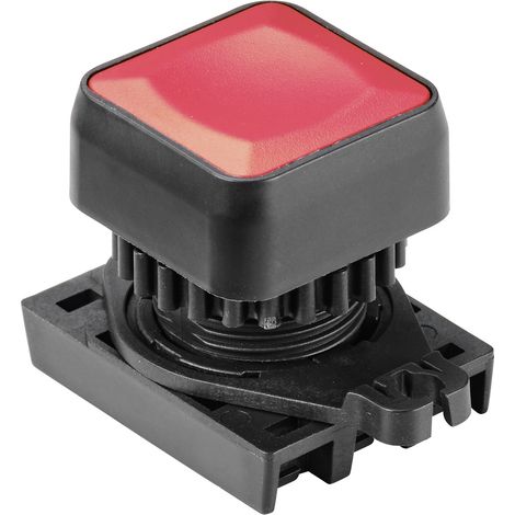 TRU COMPONENTS TC-10344016 S2PRS-P1R Drucktaster quadratisch Rot 1 St. (1/2)